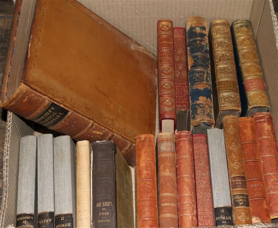 Quantity leather bindings (19)